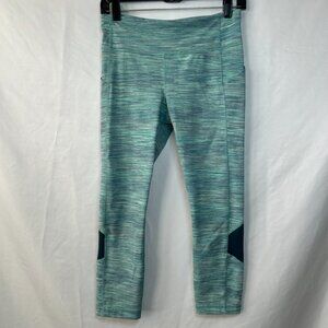 lululemon athletica‎  Pace Rival Crop Space Dye Camo Alberta Lake Fresh Teal